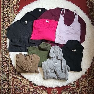 Women's Cashmere & Nice Fabric Cutters Craft DIY Sweater Bundle Lot - Flawed